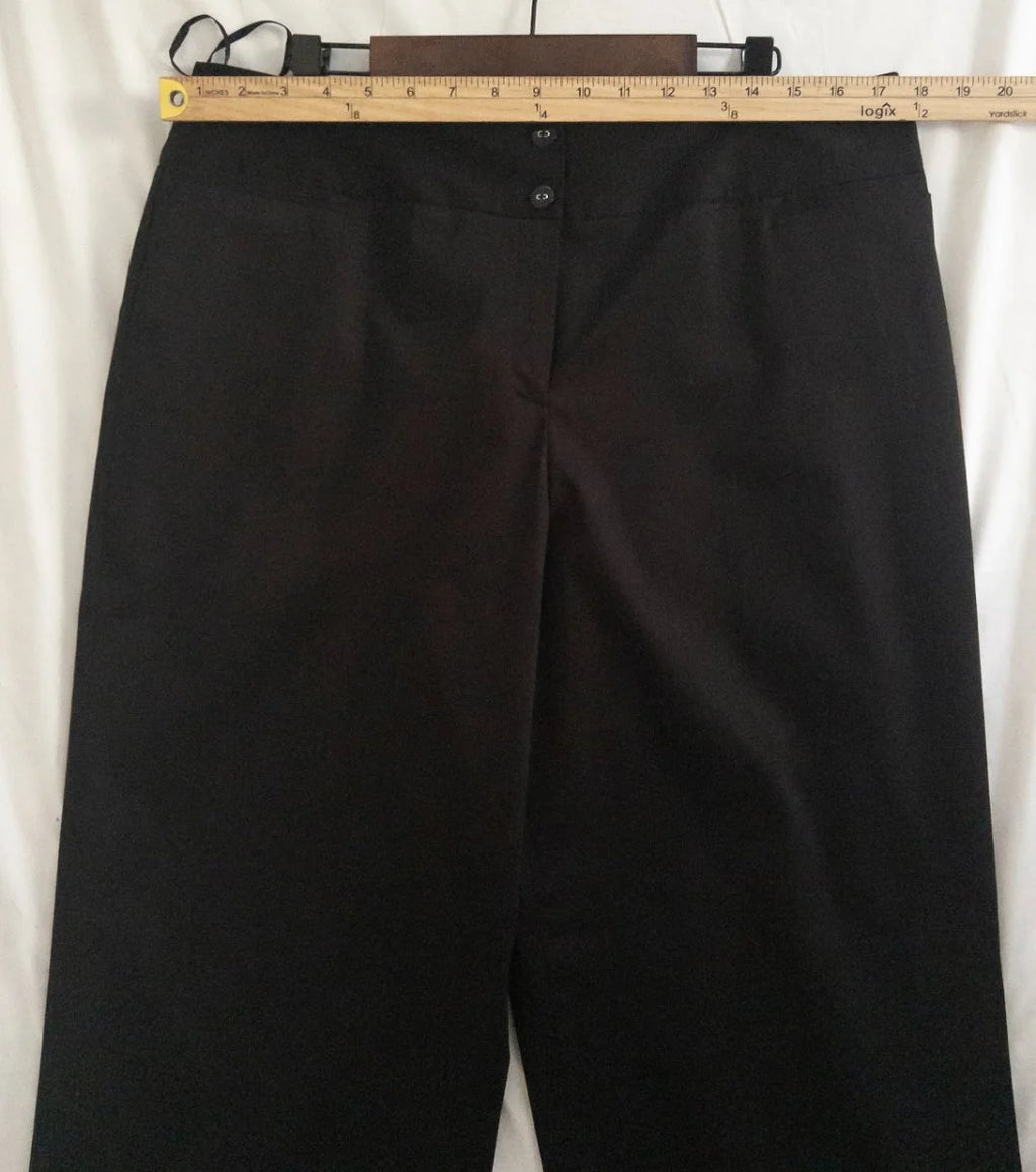 Jones New York Collection — Tailored pants | Not every black pant earns the silence it commands · Sz 14