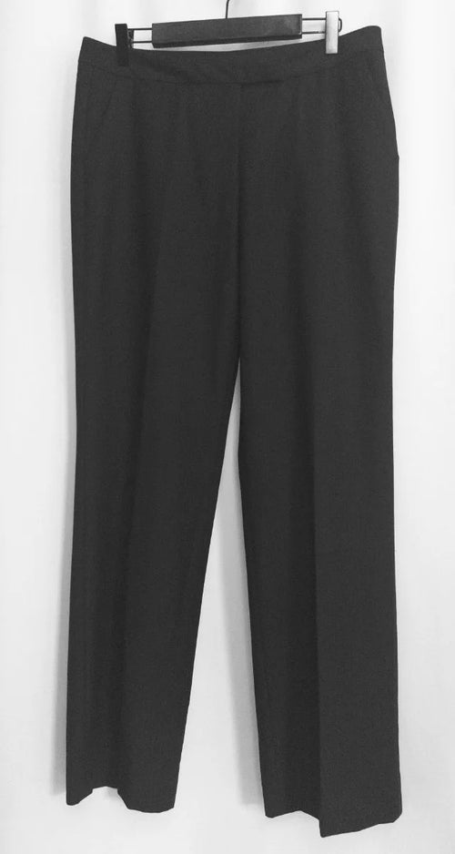 Calvin Klein - Tailored pants - polyester rayon fabric detail - Sz 6 - Curuva