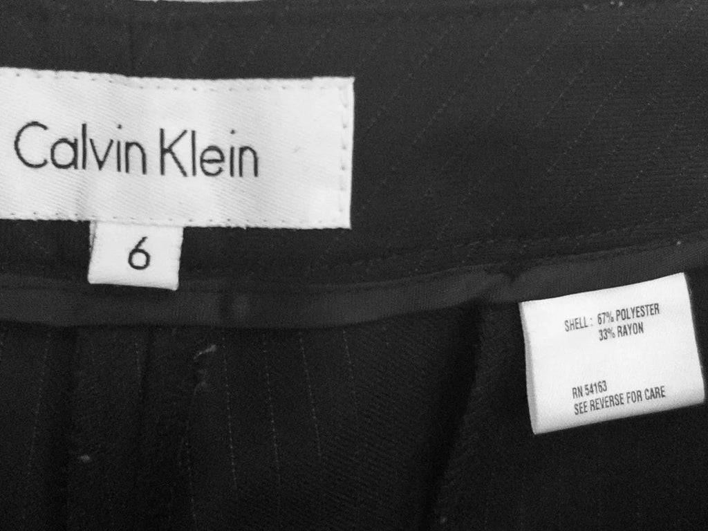 Calvin Klein — Tailored pants | The crease that doesn't ask for permission · Sz 6