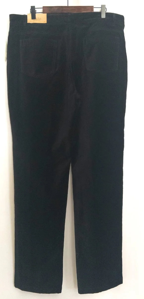 Peck & Peck Weekend — Tailored pants | Velvet has no business being this practical — and yet · Sz 16