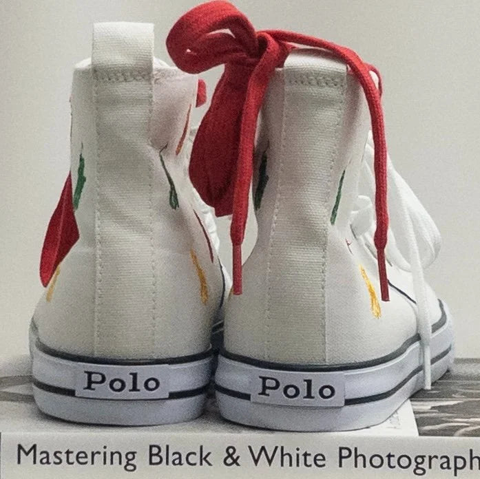 Polo Ralph Lauren — Sneakers | Quiet shoes don't wear this many colors and get away with it · Sz US 7 / UK 6.5 / EUR 41
