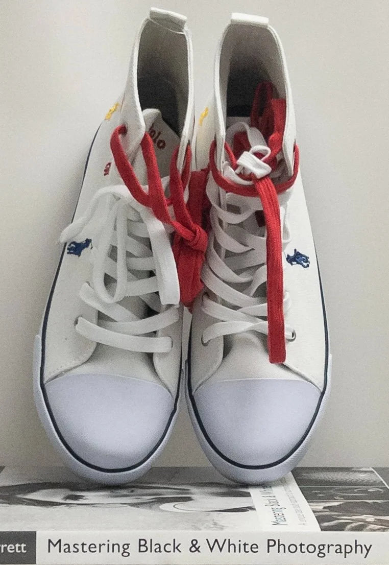 Polo Ralph Lauren — Sneakers | Quiet shoes don't wear this many colors and get away with it · Sz US 7 / UK 6.5 / EUR 41