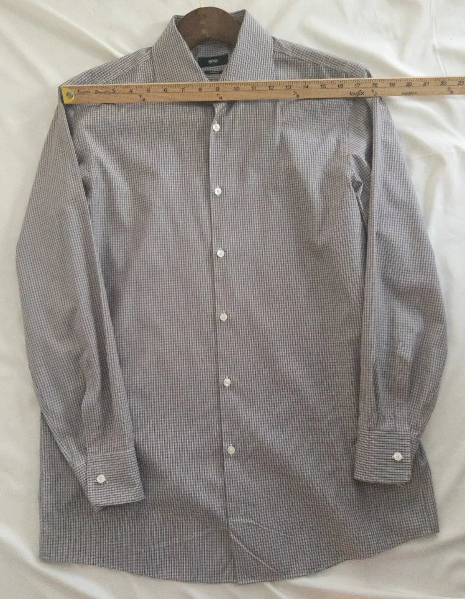 Hugo Boss — Shirt | Precision dressed this shirt. You just have to show up · Sz 16 32/33