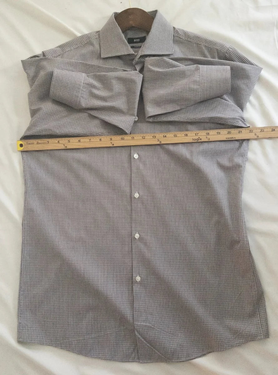 Hugo Boss — Shirt | Precision dressed this shirt. You just have to show up · Sz 16 32/33