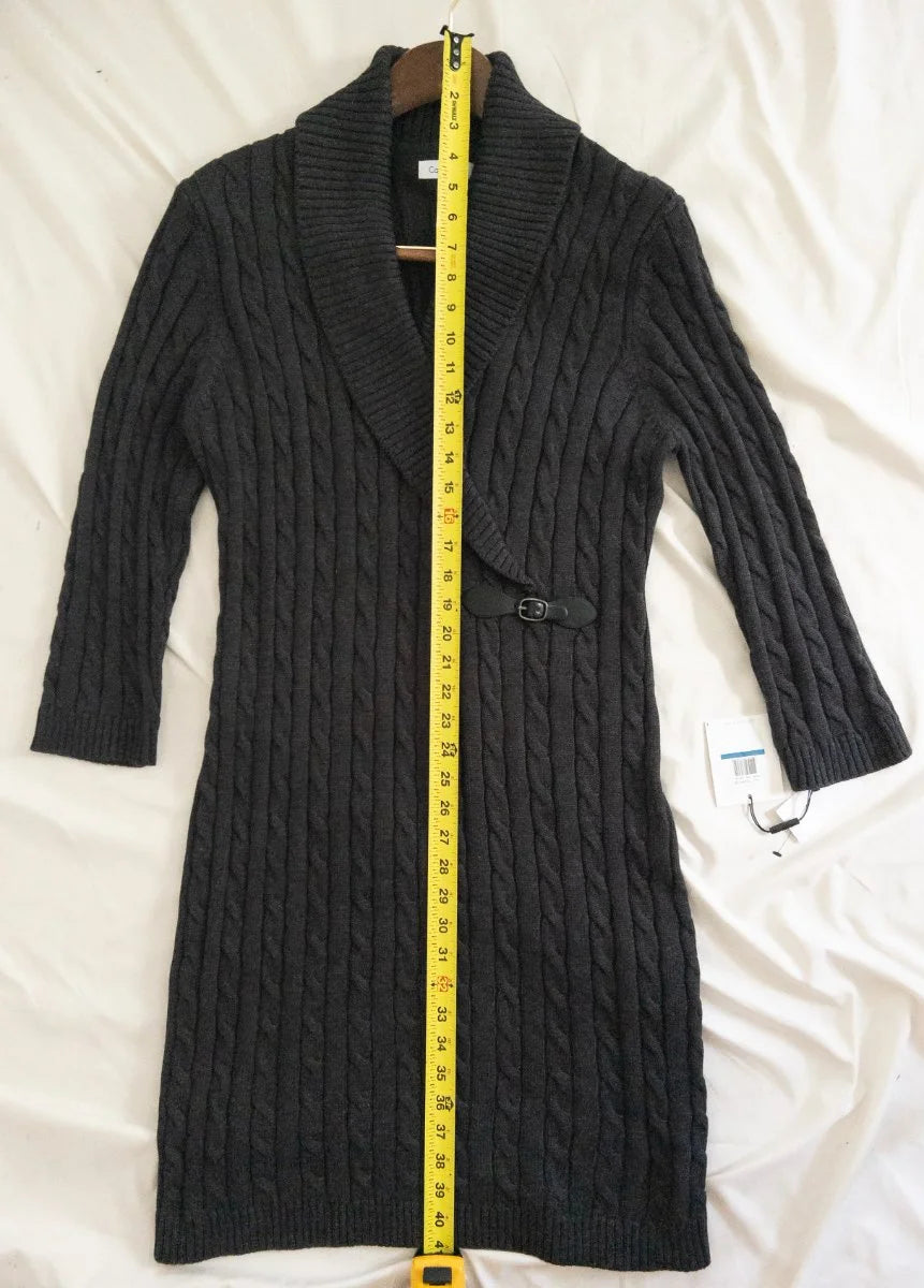 Calvin Klein - Dress - 75 acrylic 25 polyester - Sz XL - Curuva Long