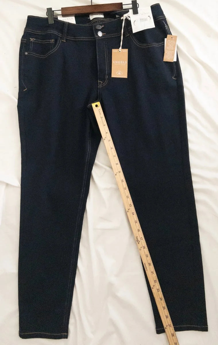 Angels Forever Young - Denim jeans - 81 cotton 17 polyester 2 spandex - Sz 16 38 - Curuva Inseam