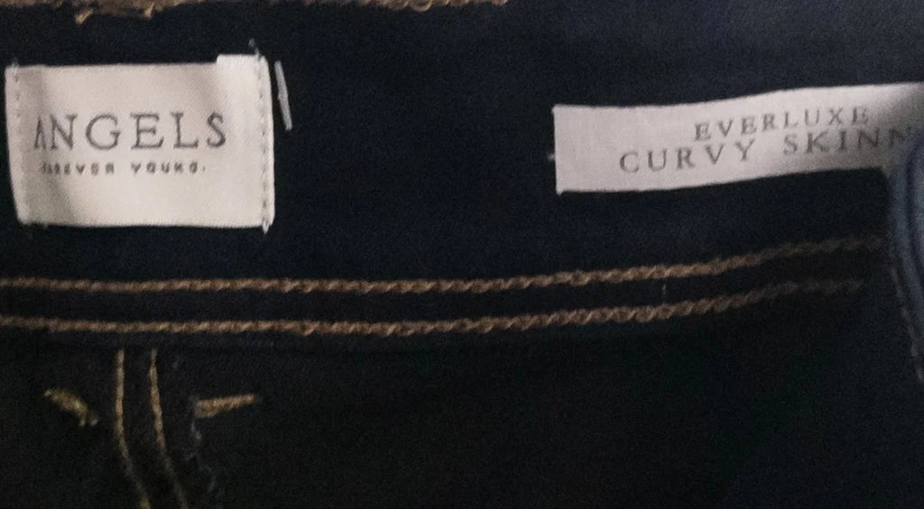 Angels Forever Young - Denim jeans - 81 cotton 17 polyester 2 spandex - Sz 16 38 - Curuva Type Skinny