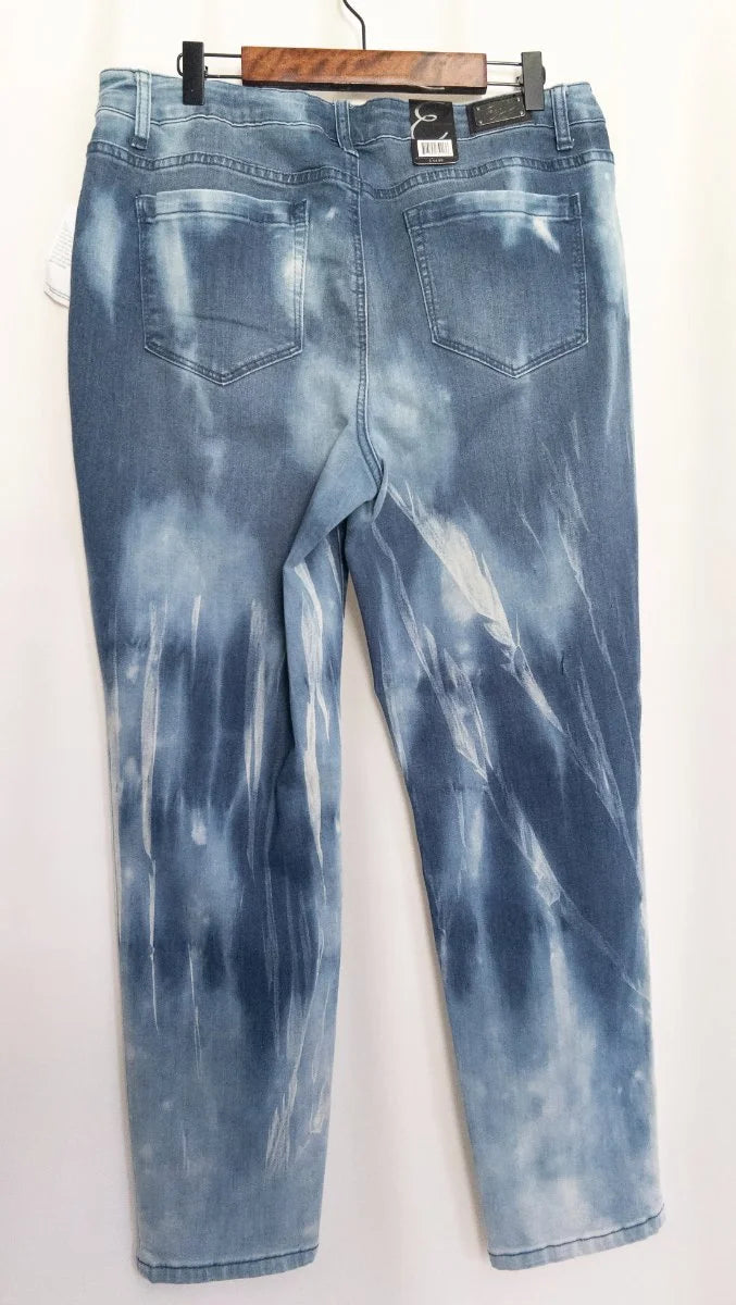 Earl Jean - Denim jeans - 58 Cotton 23 Polyester 17 Rayon 2 Spandex - Sz 16 - Curuva Back