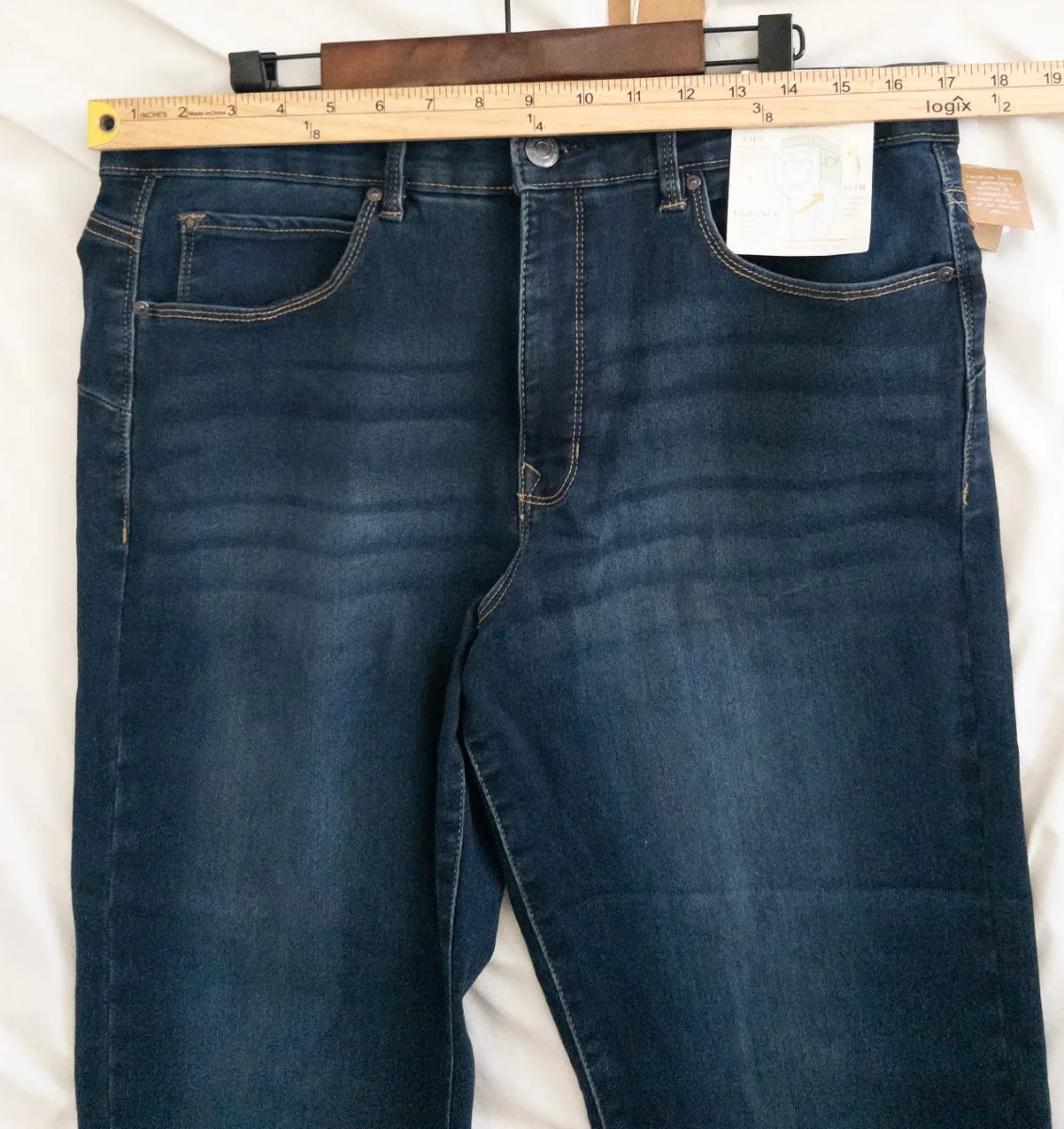 Angels Forever Young - Denim jeans - 75 cotton 23 polyester 2 spandex - Sz 16 33 - Curuva Waist