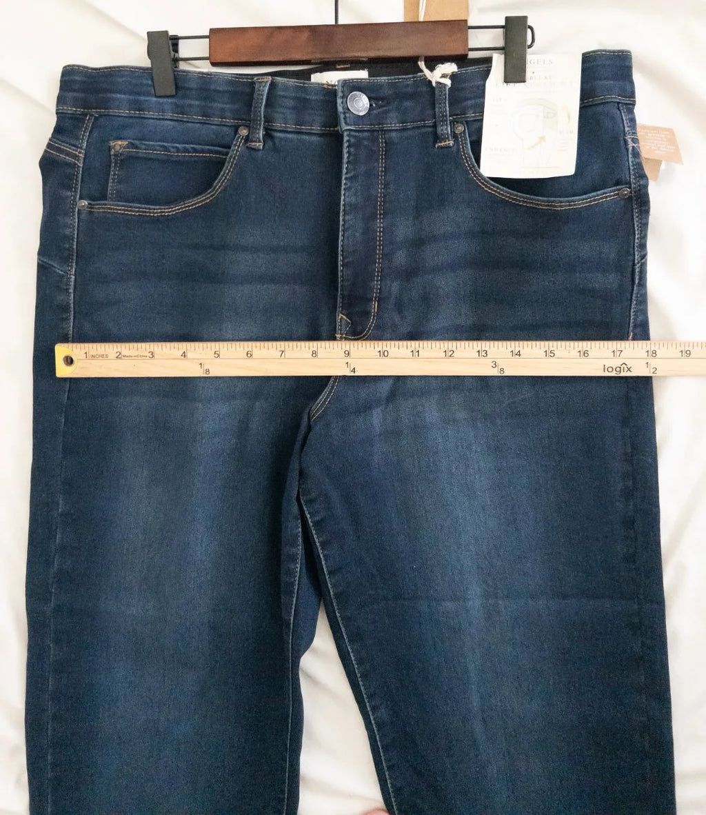 Angels Forever Young - Denim jeans - 75 cotton 23 polyester 2 spandex - Sz 16 33 - Curuva Hips