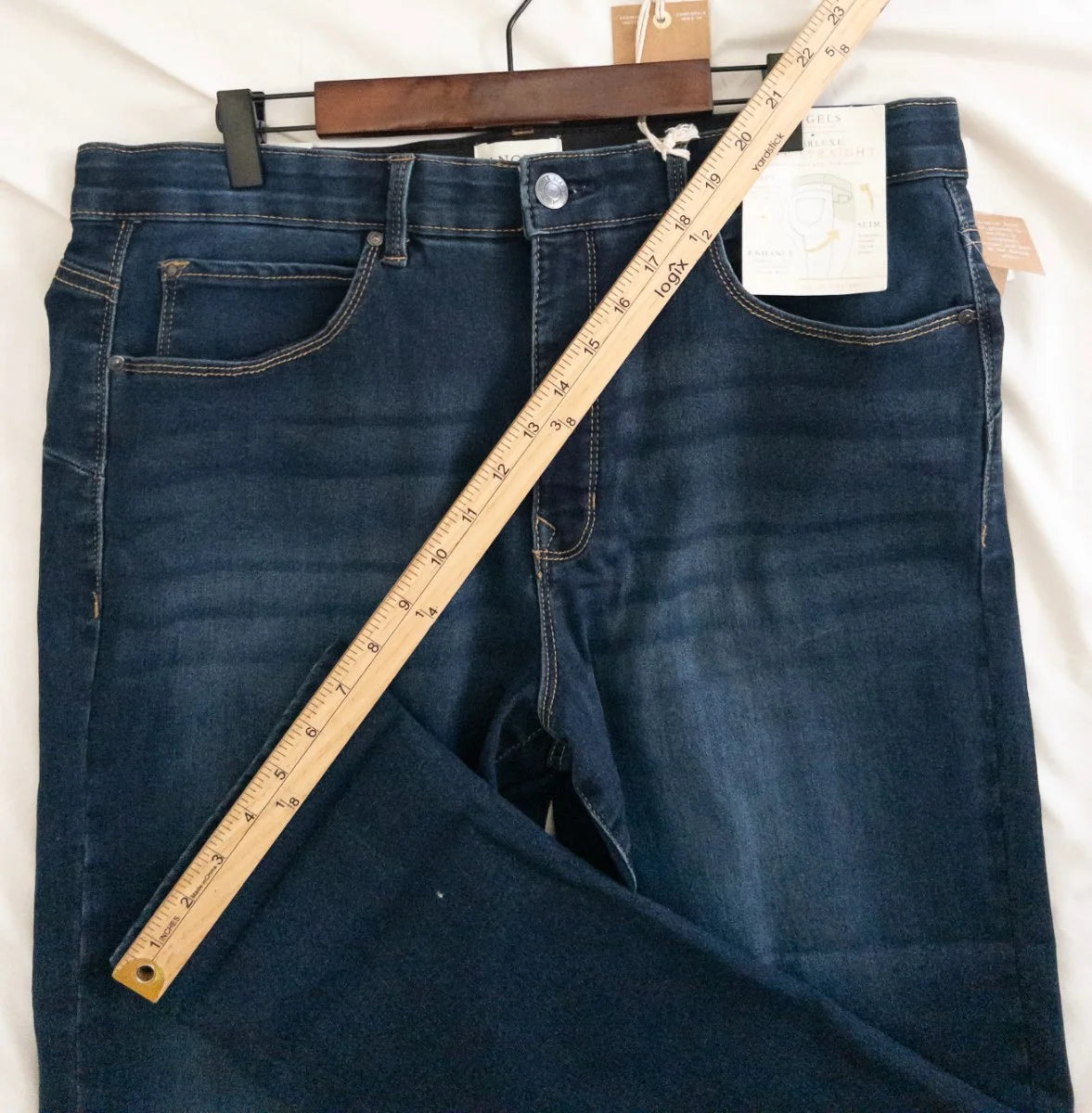 Angels Forever Young - Denim jeans - 75 cotton 23 polyester 2 spandex - Sz 16 33 - Curuva Leg Open