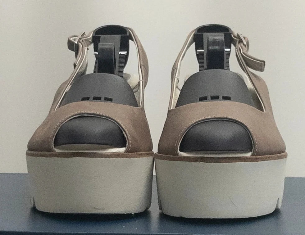 Palomitas by Paloma Barcel - Sandals - Suede nubuck leather upper leather lining - Sz 37 - Curuva