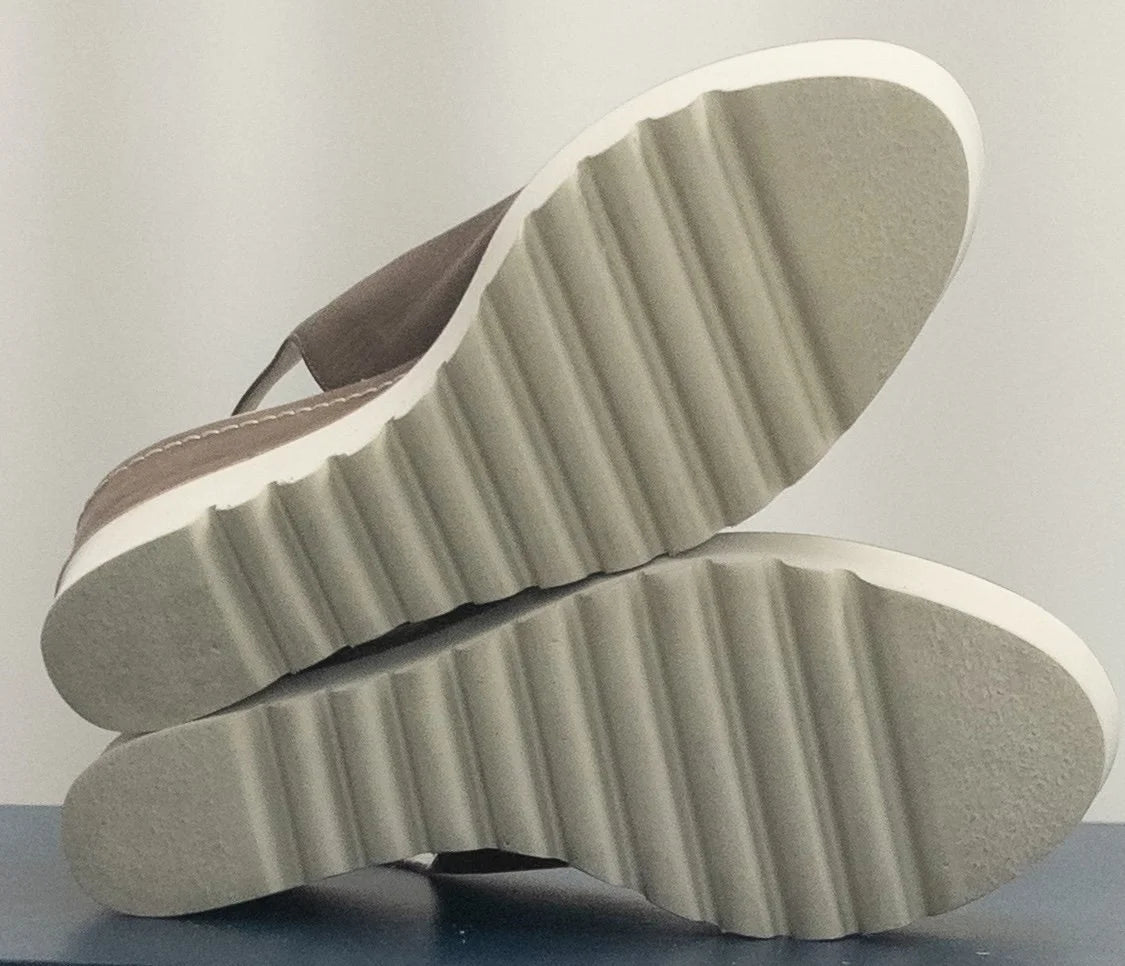 Palomitas by Paloma Barcel - Sandals - Suede nubuck leather upper leather lining - Sz 37 - Curuva Sole