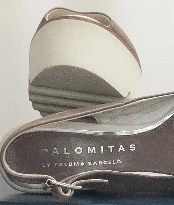 Palomitas by Paloma Barcel - Sandals - Suede nubuck leather upper leather lining - Sz 37 - Curuva Brand