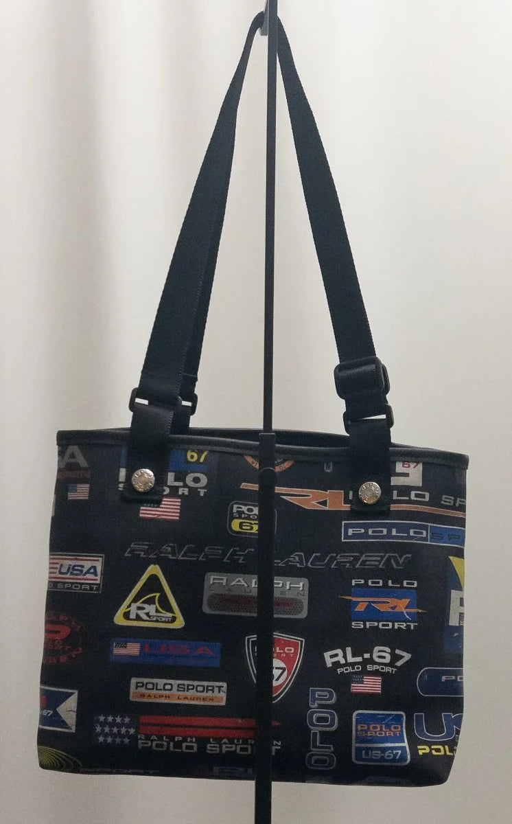 Polo Sport Ralph Lauren - Bag - Nylon body satin lining exact percentages not visible - Sz one size - Curuva Back