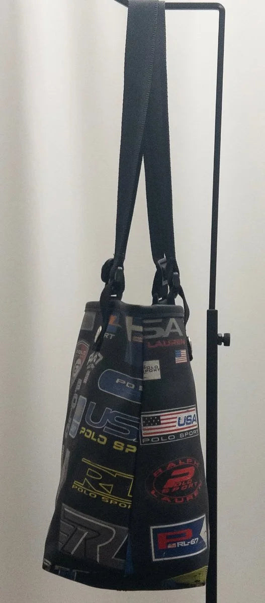 Polo Sport Ralph Lauren - Bag - Nylon body satin lining exact percentages not visible - Sz one size - Curuva Side