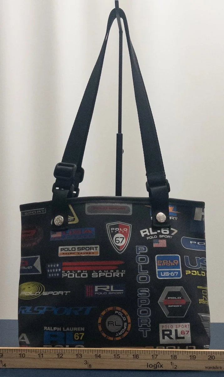 Polo Sport Ralph Lauren - Bag - Nylon body satin lining exact percentages not visible - Sz one size - Curuva Whidth