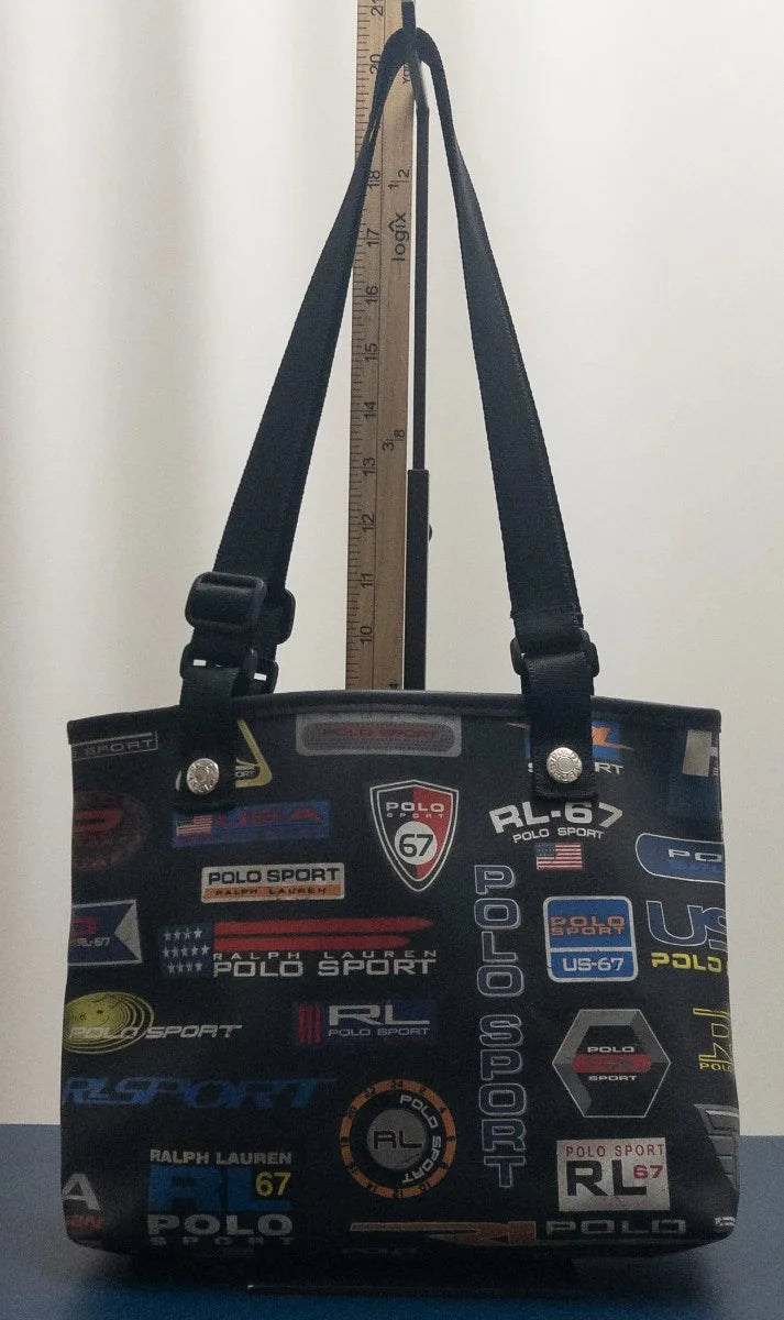 Polo Sport Ralph Lauren - Bag - Nylon body satin lining exact percentages not visible - Sz one size - Curuva Hight