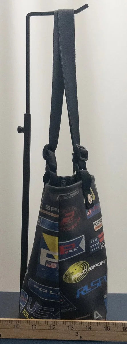 Polo Sport Ralph Lauren - Bag - Nylon body satin lining exact percentages not visible - Sz one size - Curuva depth