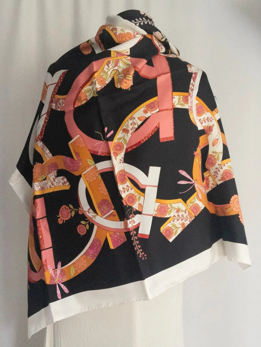 Salvatore Ferragamo — Foulard | Ferragamo never needed to shout. This silk does it quietly. · Sz one size