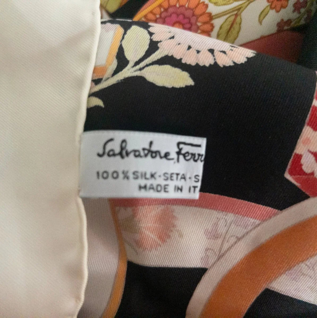 Salvatore Ferragamo — Foulard | Ferragamo never needed to shout. This silk does it quietly. · Sz one size