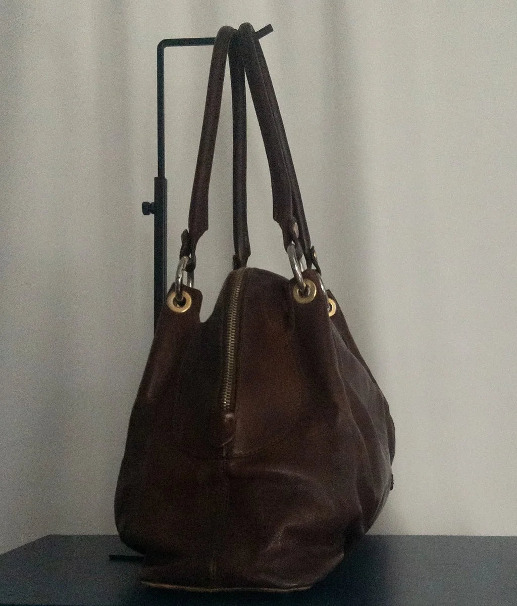 Moschino - Bag - Leather and suede - Sz OS - Curuva Depth