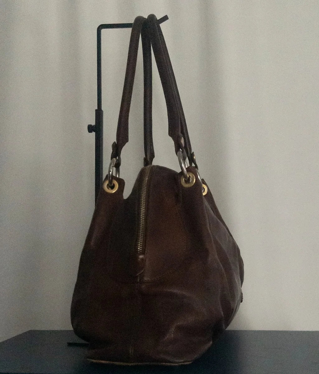 Moschino - Bag - Leather and suede - Sz OS - Curuva Depth