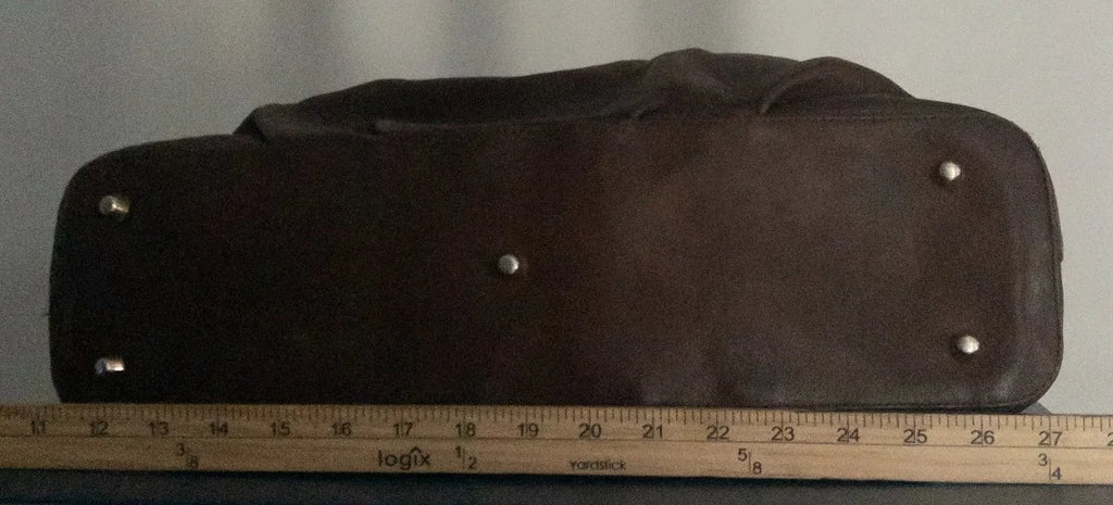 Moschino - Bag - Leather and suede - Sz OS - Curuva Width