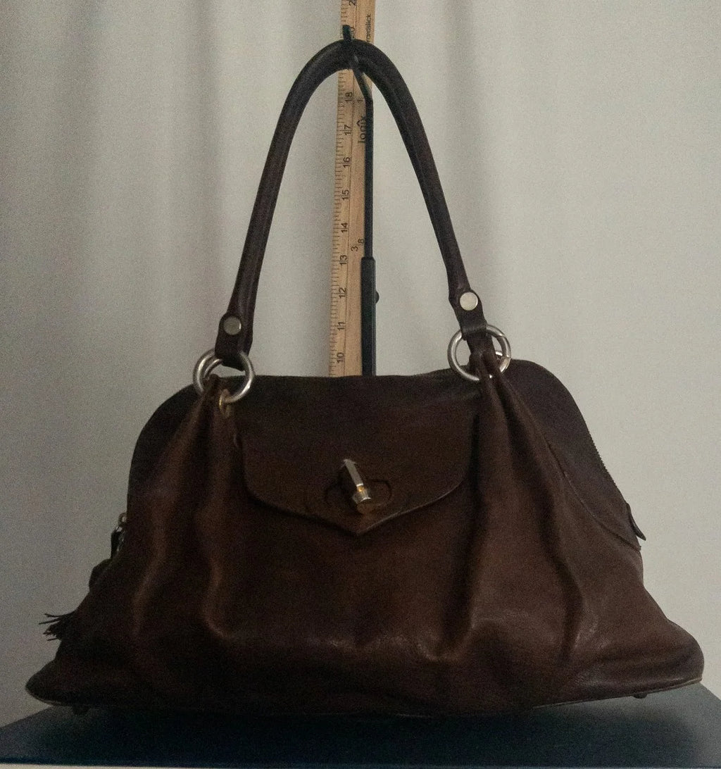 Moschino - Bag - Leather and suede - Sz OS - Curuva Height