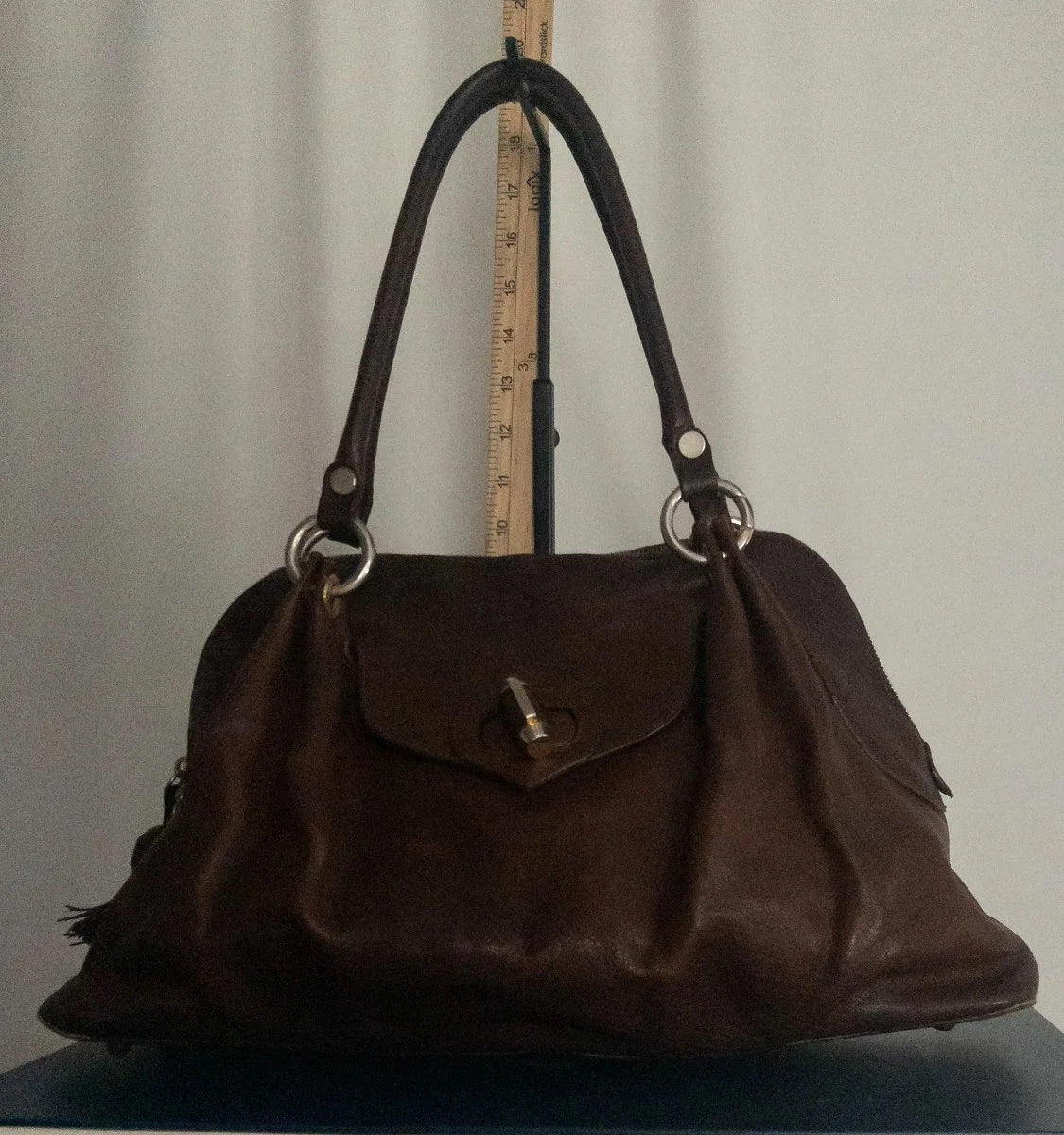 Moschino - Bag - Leather and suede - Sz OS - Curuva Height