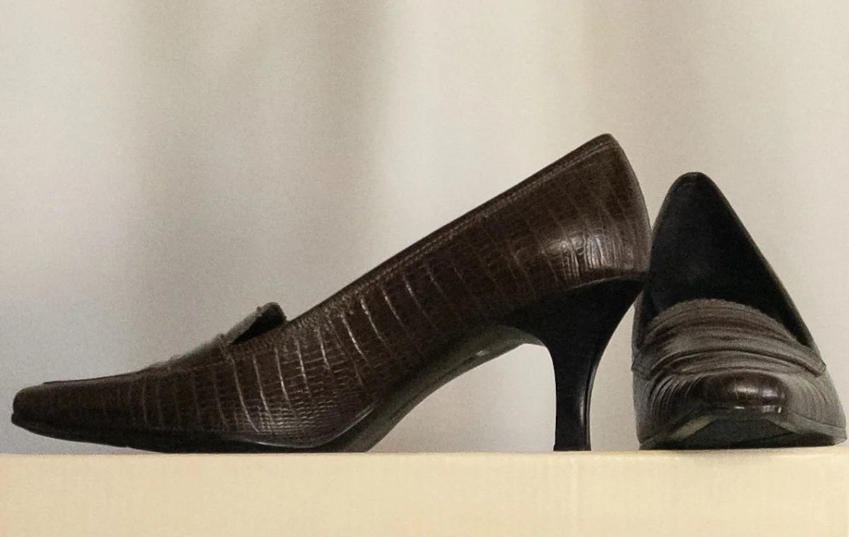 Etienne Aigner — Heels · Leather · Sz 6.5M Side In 