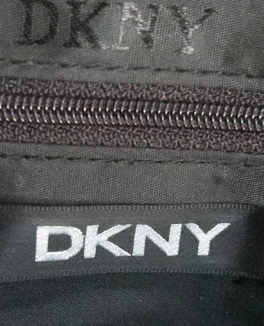 DKNY - Bag - Not visible on exterior canvas body with leather handles - Sz OS - Curuva Brand