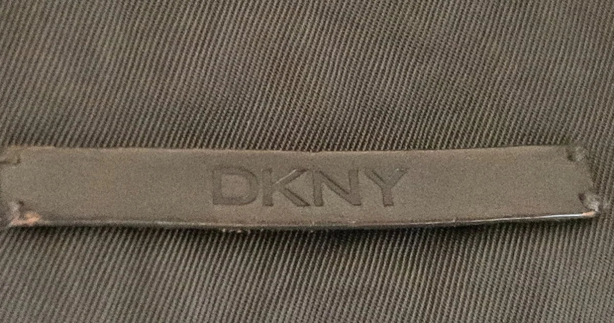 DKNY - Bag - Not visible on exterior canvas body with leather handles - Sz OS - Curuva Label