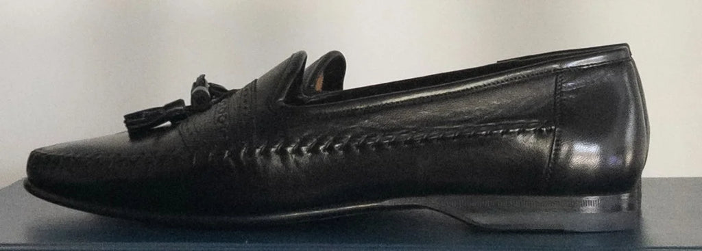 Santoni - Loafers - Leather upper lining sole - Sz 11 D - Curuva Side