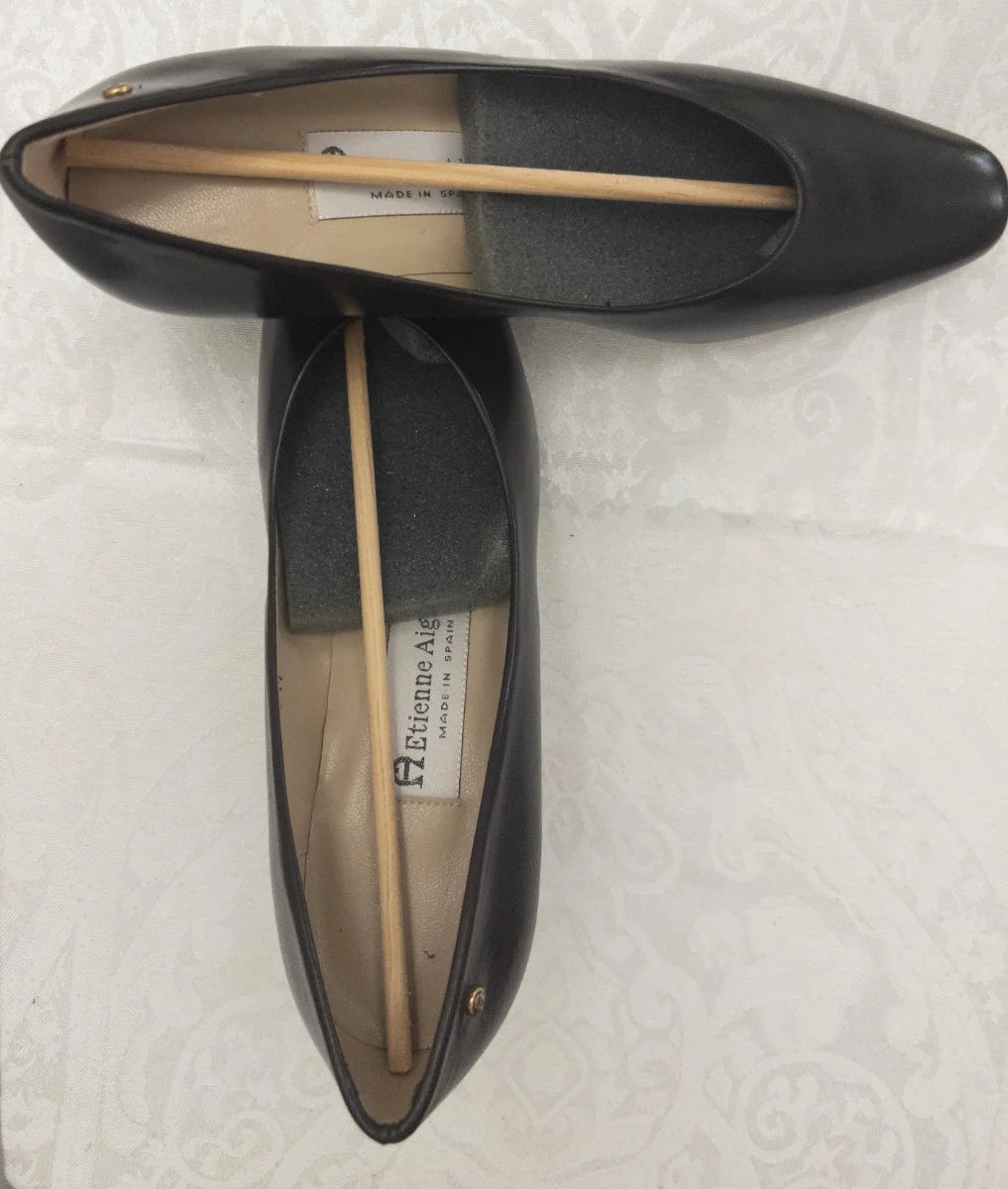 Etienne Aigner - Heels - All Leather Upper Man Made Sole - Sz 6 5M - Curuva