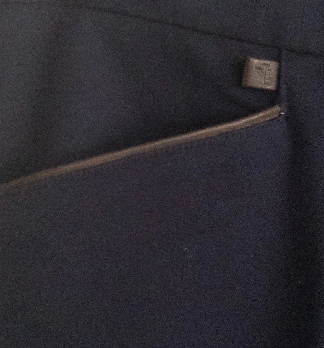 Lauren Ralph Lauren — Tailored pants · Cotton · Sz 4 Pocket detail