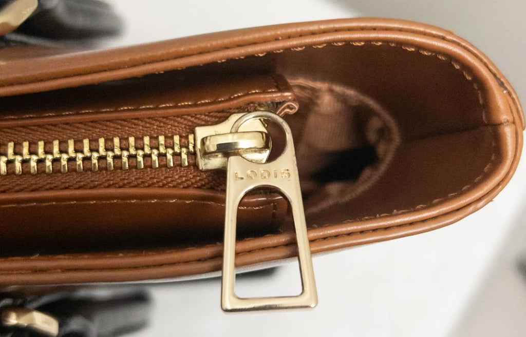 Lodis - Bag - Leather - Sz OS - Curuva Zipper Brand
