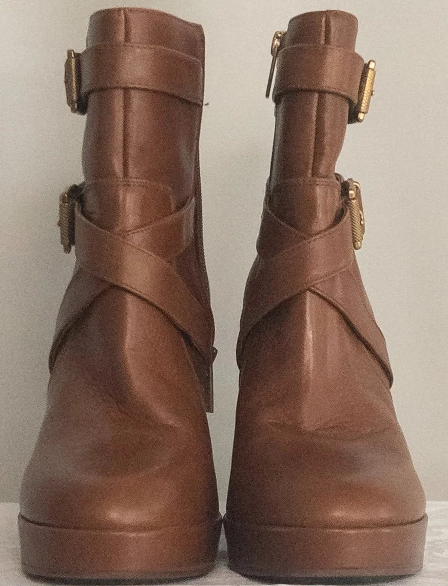 Vince Camuto - Boots - Leather upper textile and man made lining man made sole - Sz 9M EU 40 - Curuva Front