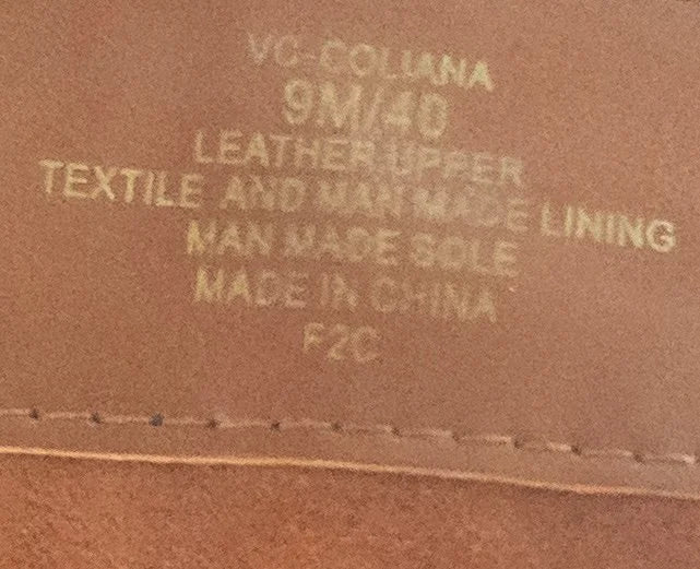 Vince Camuto - Boots - Leather upper textile and man made lining man made sole - Sz 9M EU 40 - Curuva Made in China