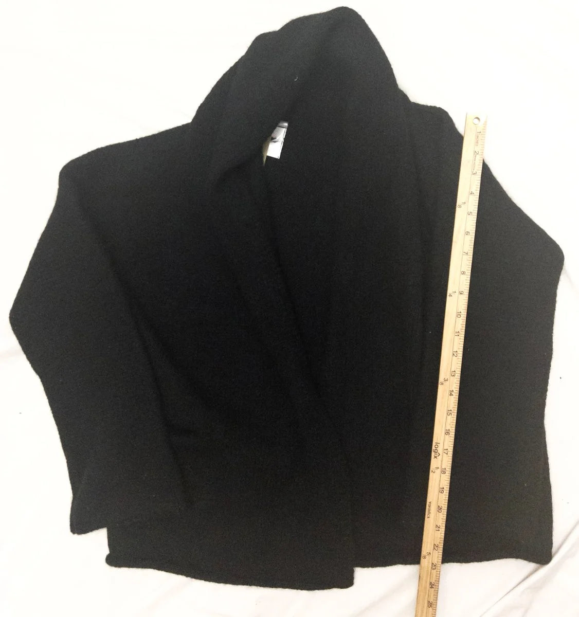 Peruvian Connection - Coat - 81 Alpaca 19 Polyamide Fiber content confirmed based on standard Peruvian - Sz L - Sleeve