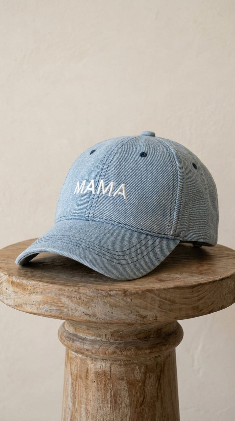 Tummii — Baseball Cap | Light wash denim, NWT · Sz OS