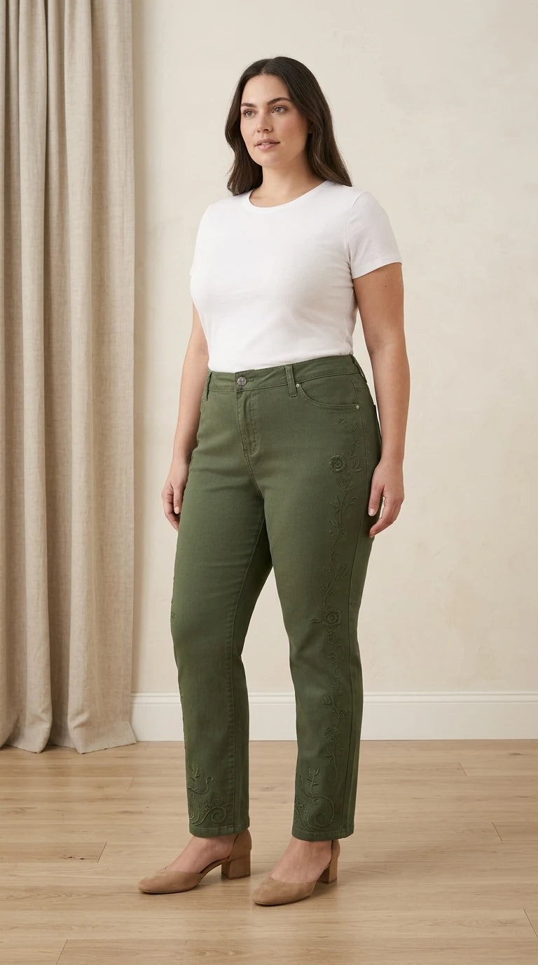 Earl Jean — Tailored pants | Quiet enough to whisper, detailed enough to stop a room · Sz 16