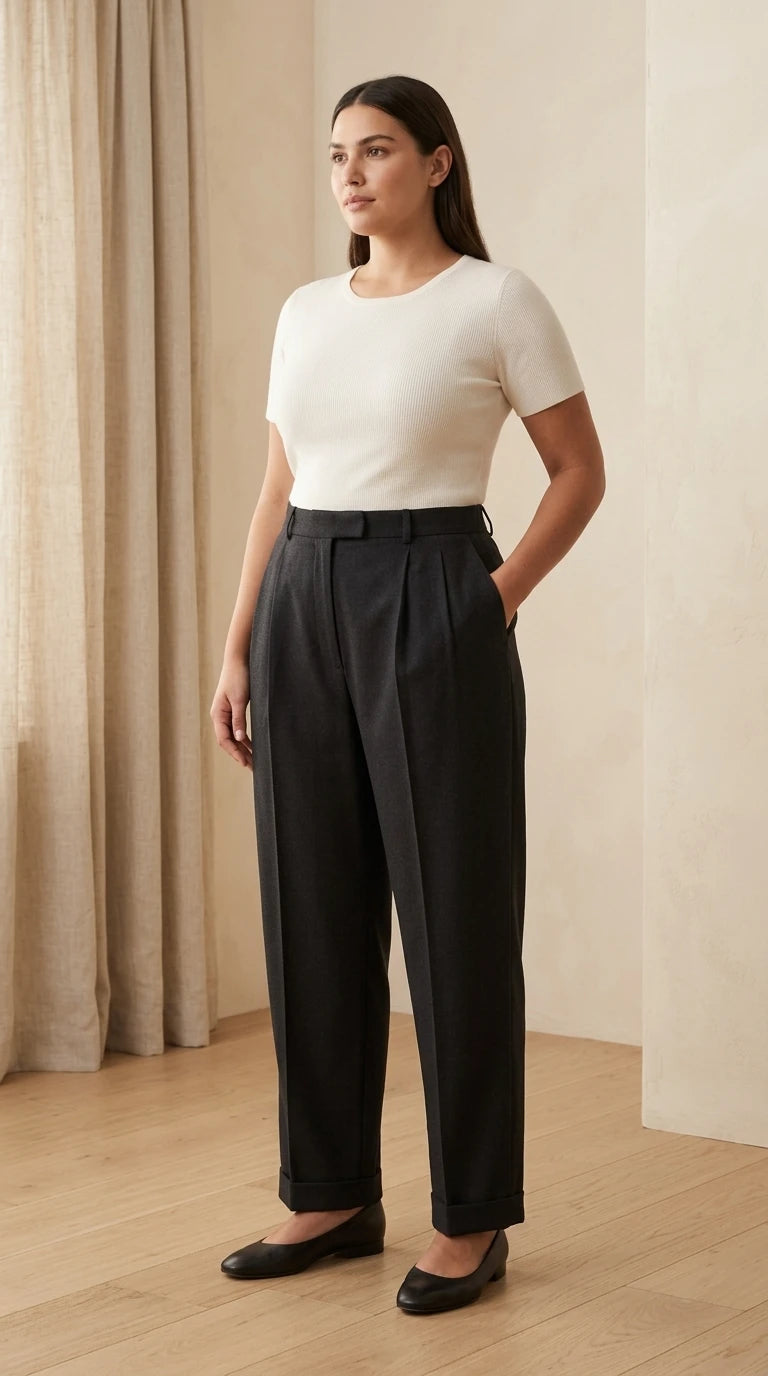 Lauren Ralph Lauren — Tailored pants | Pleats don't lie — and neither does real wool · Sz 14