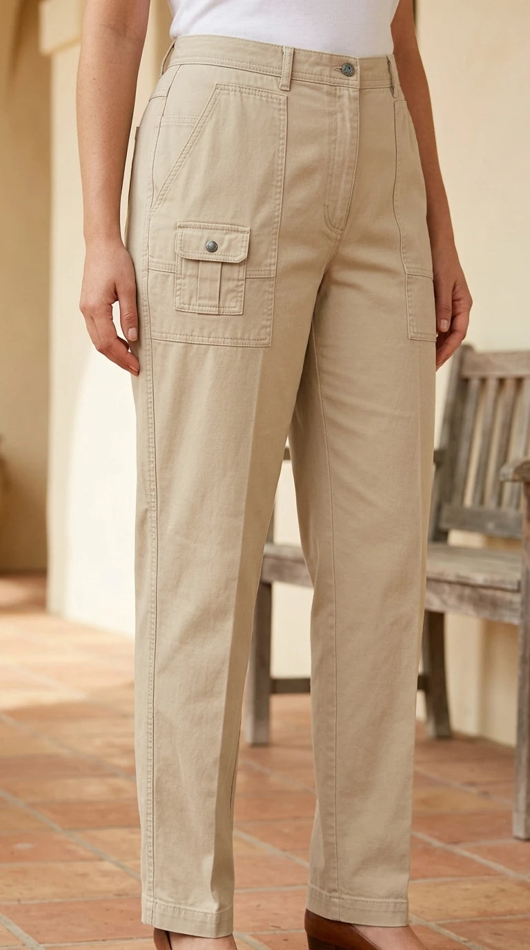 Lauren Ralph Lauren — Tailored pants | Utility never looked this deliberate · Sz 14