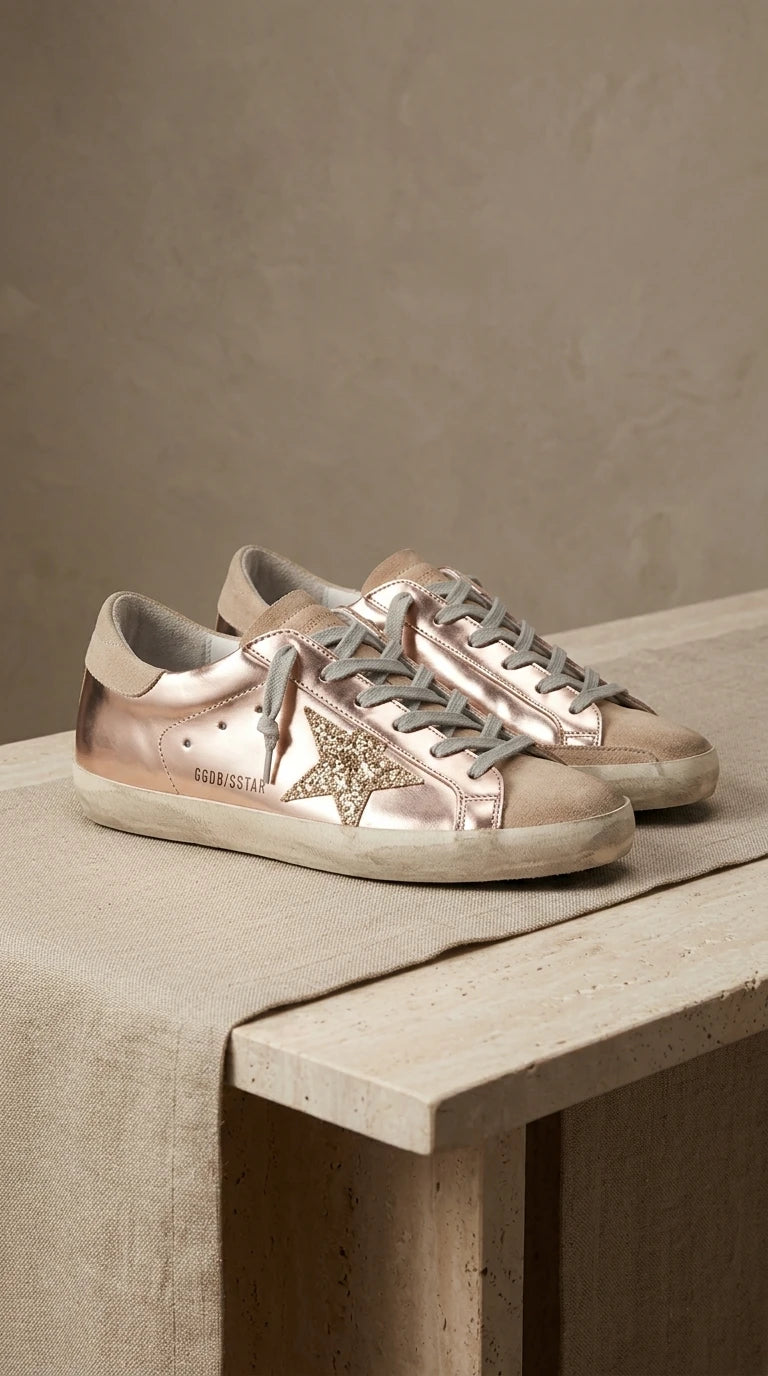 Golden Goose Deluxe Brand — GGDB/SSTAR | Distressed on purpose. Glamorous by design. Never accidental. · Sz EU 39