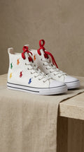 Polo Ralph Lauren — Sneakers | Quiet shoes don't wear this many colors and get away with it · Sz US 7 / UK 6.5 / EUR 41