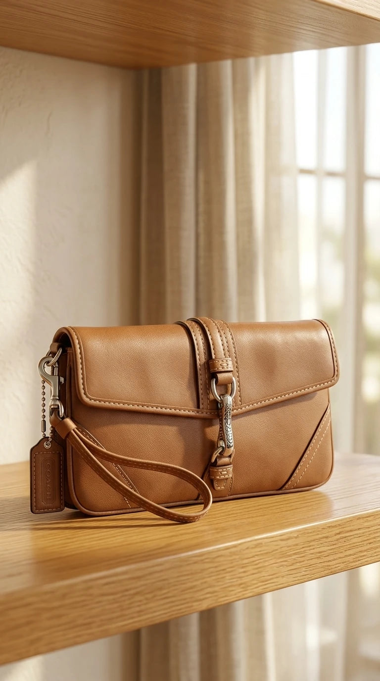 Coach - Wallet 1 4 - Leather exterior signature jacquard lining - Sz OS - Curuva Cover