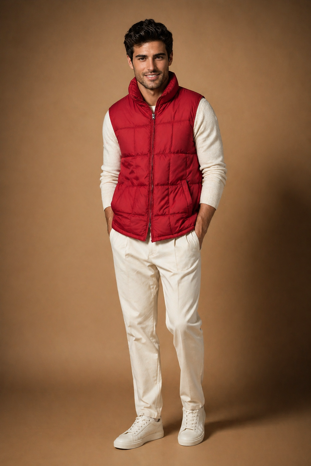 Patron Cito U.S.A. — Quilted Puffer Vest | Red with no apologies · Sz S