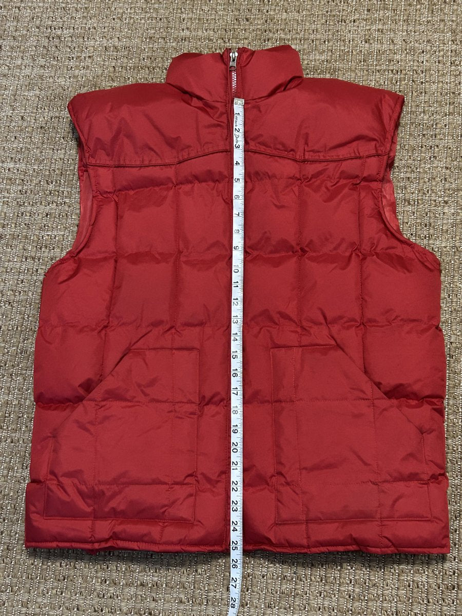 Patron Cito U.S.A. — Quilted Puffer Vest | Red with no apologies · Sz S
