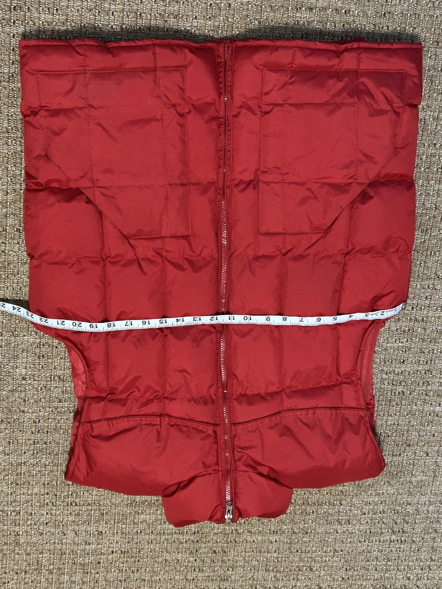 Patron Cito U.S.A. — Quilted Puffer Vest | Red with no apologies · Sz S